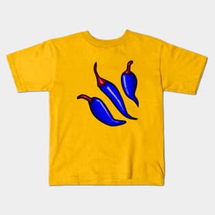 Blue Hot Chili Peppers Kids T-Shirt